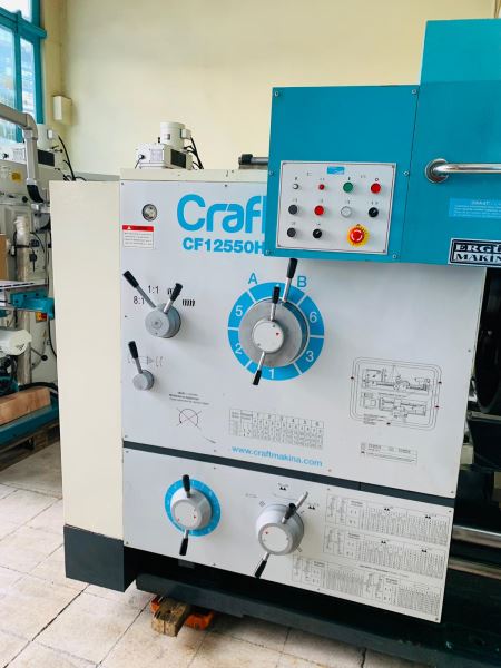 CRAFT CF 12550 HL  5 METRE 1250 ÇAP FENER MİLİ 130 MM ÜNİVERSAL AĞIR TİP TORNA