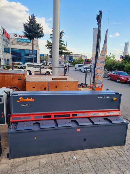 STOKTAN TESLİM BAYKAL  HGL 3106 HİDROLİK GİYOTİN MAKAS