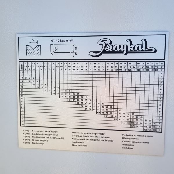 BAYKAL APHS 41240 CNC HİDROLİK ABKANT PRES