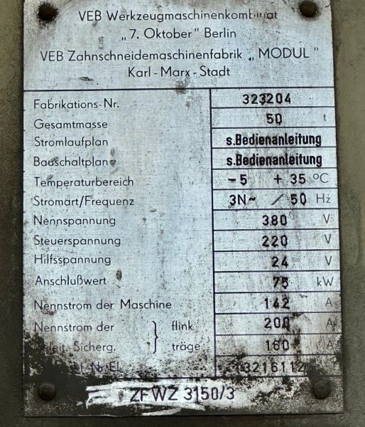 WMW ZFWZ 3150 Azdırma