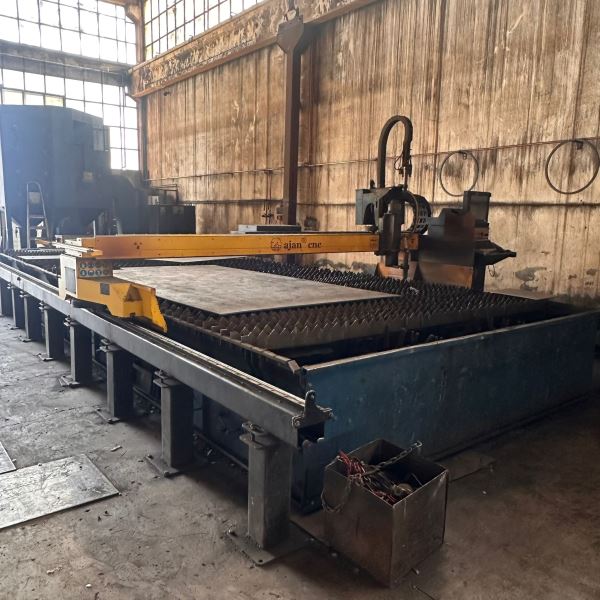 AJAN MARKA 3 X 8 MT 260 AMPER CNC PLAZMA VE OKSİJEN KESİM