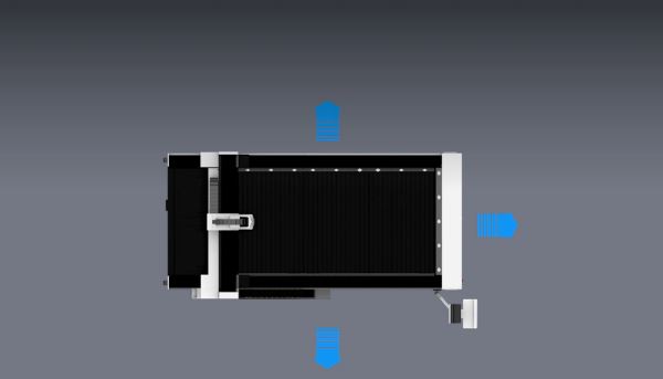 HAKSAN & AORE F SERİSİ 1530 3 KW (AÇIK KABİN, TEK TABLA) FİBER LAZER KESİM