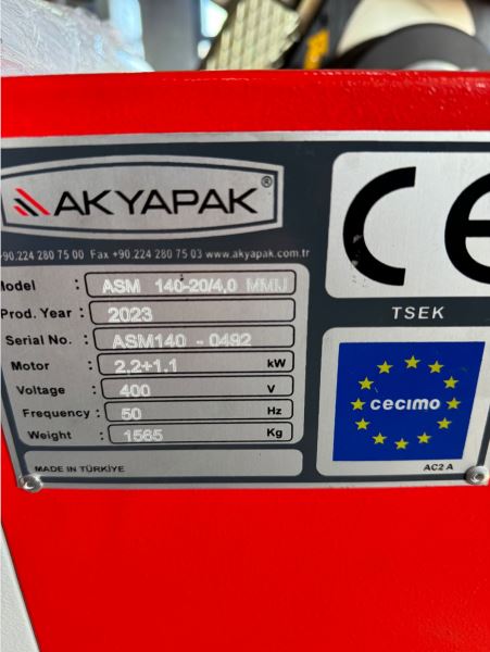 AKYAPAK ASM 2100 x 140  3 TOP SİLİNDİR