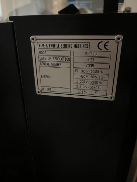 B-40 Boru Bükme