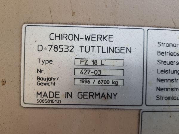 Chiron FZ 18 L CNC Dik İşleme Merkezi