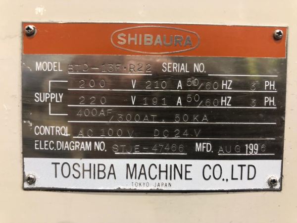 TOSHİBA BTD 13 R-22 3 TABLA CNC BORVERK