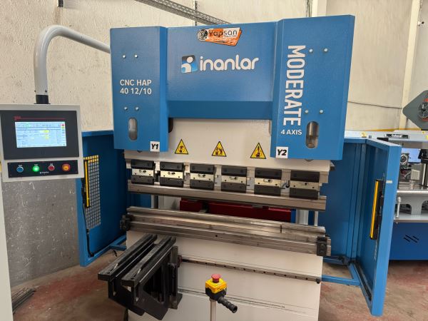 İnanlar Sıfır Ayarında 125 cm 40 Ton Cnc Abkant Pres