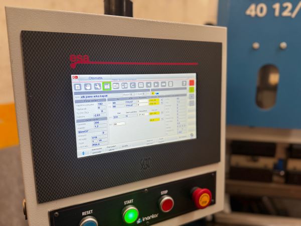 İnanlar Sıfır Ayarında 125 cm 40 Ton Cnc Abkant Pres