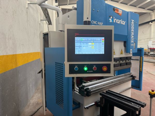 İnanlar Sıfır Ayarında 125 cm 40 Ton Cnc Abkant Pres