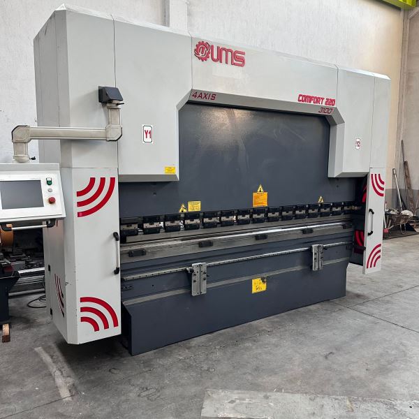 UMS 3X220 TON CNC ABKANT & 3X10 MM AÇI AYARLI CNC MAKAS TAKIM