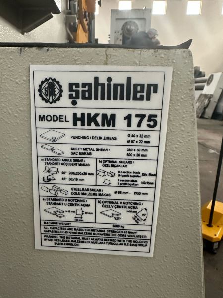ŞAHİNLER HKM 175 KOMBİNE MAKAS