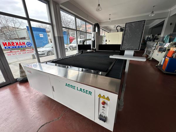 HAKSAN & AORE F SERİSİ 1530 3 KW (AÇIK KABİN, TEK TABLA) FİBER LAZER KESİM