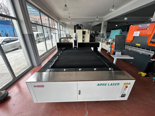 HAKSAN & AORE F SERİSİ 1530 3 KW (AÇIK KABİN, TEK TABLA) FİBER LAZER KESİM