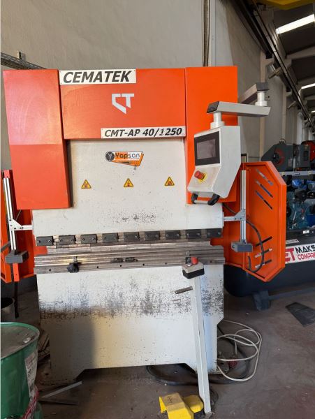 Cematek 125 cm 40 Ton Abkant Pres