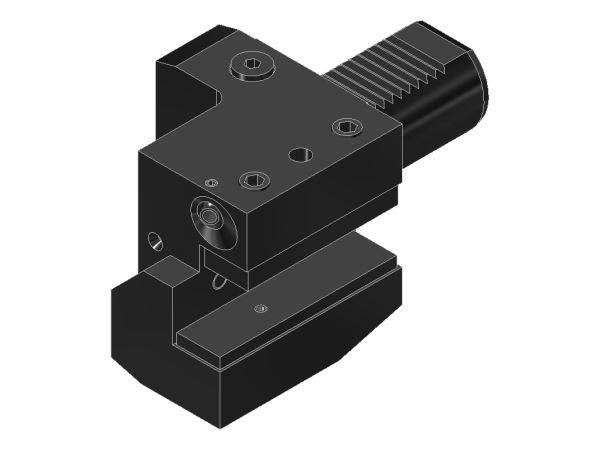 1.4025/20 - tutucuyu uzunlamasına döndürme, Kare 25/20, DIN 69 880 Form C1, sağ,