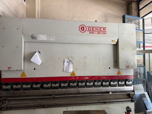 Dener 3 Metre 200 Ton Cnc Abkant Pres