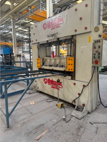 Hidrogüç 450 Ton Baskı Presi