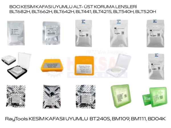 BOCI / RAYTOOLS (KORUMA LENSİ, NOZZEL, SERAMİK)  LAZER KESİM SARF MALZEMELERİ