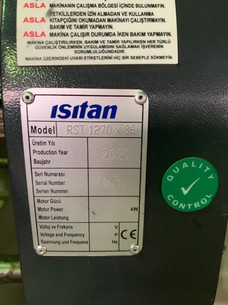 ISITAN RST 1270x86 3 TOP MANUEL SİLİNDİR