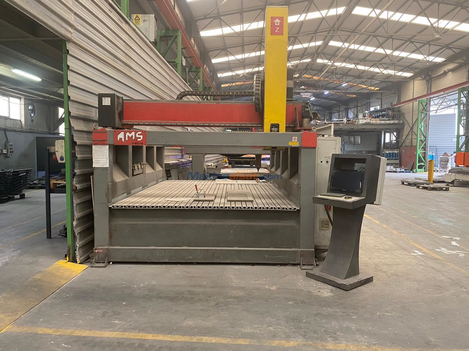 AMS MAKİNA 2000 x 6000 EBAT RUTUR