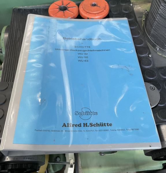SCHÜTTE WU 32 Takım Bileme
