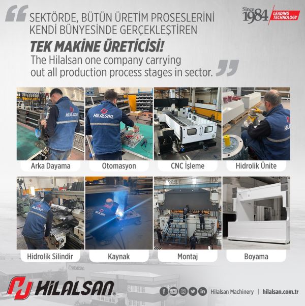 HİLALSAN 1,5 METRE 70 TON CNC ABKANT PRES