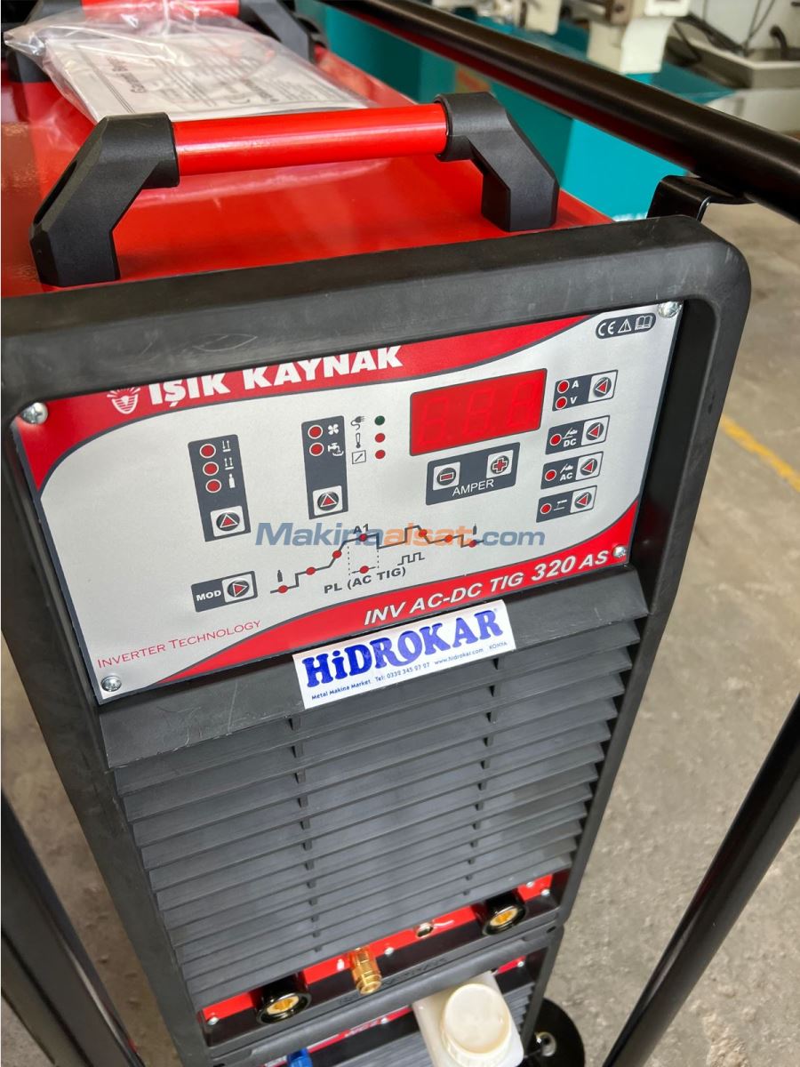 IŞIK KAYNAK AC-DC 320 A SU SOĞUTMALI ALİMİNYUM TİG KAYNAK