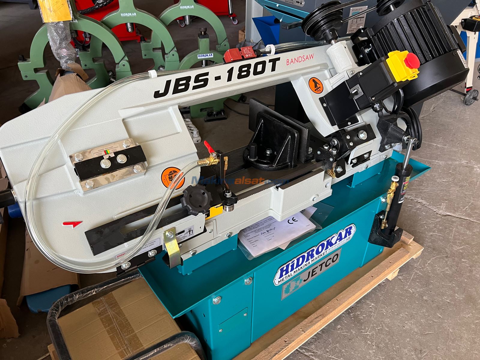 JETCO JBS-180 T MENGENEDEN AÇILI ŞERİT TESTERE