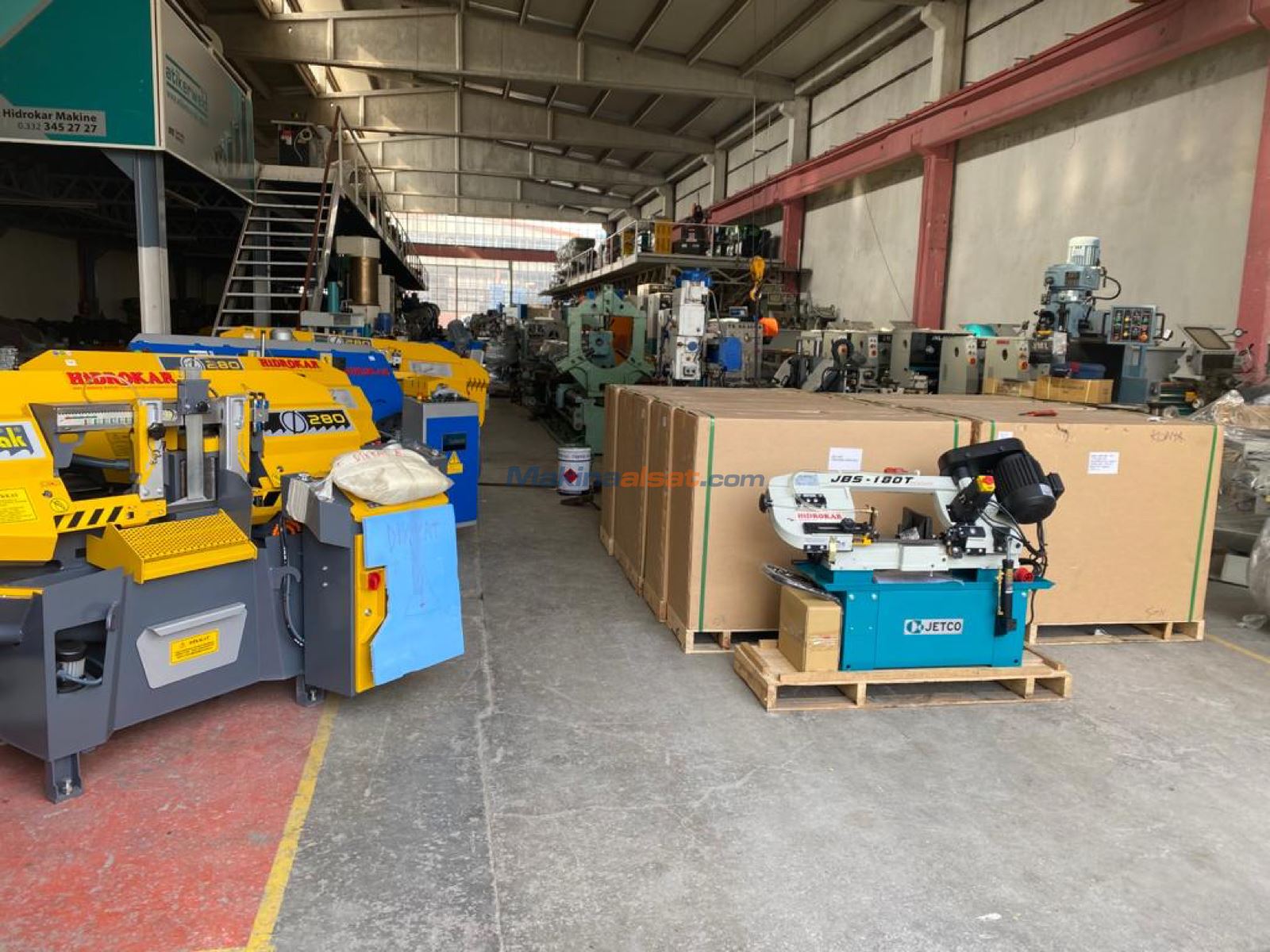 JETCO JBS-180 T MENGENEDEN AÇILI ŞERİT TESTERE