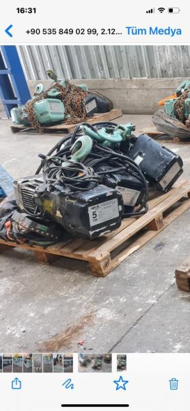 NETLİFT 5 TON ZİNCİRLİ ELEKTRİKLİ VİNÇ