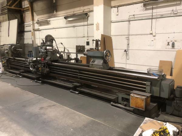 Çap 900 vdf Boy 6.5 Metre Vida Açma Aparatlı Torna