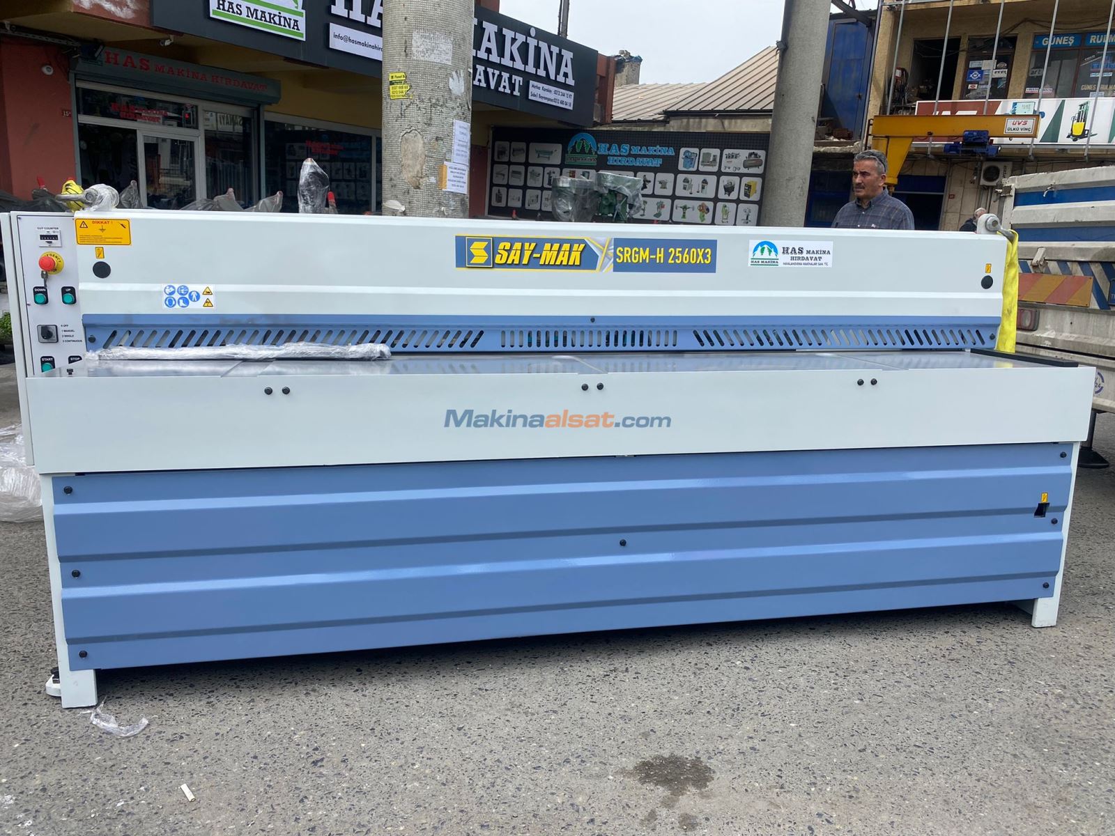 SAYMAK  2.5 MT 3 MM SRGM-H 2560x3 REDÜKTÖRLÜ GİYOTİN MAKAS
