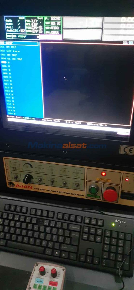 AJAN 2000X12000  2014 MODEL CNC PLAZMA