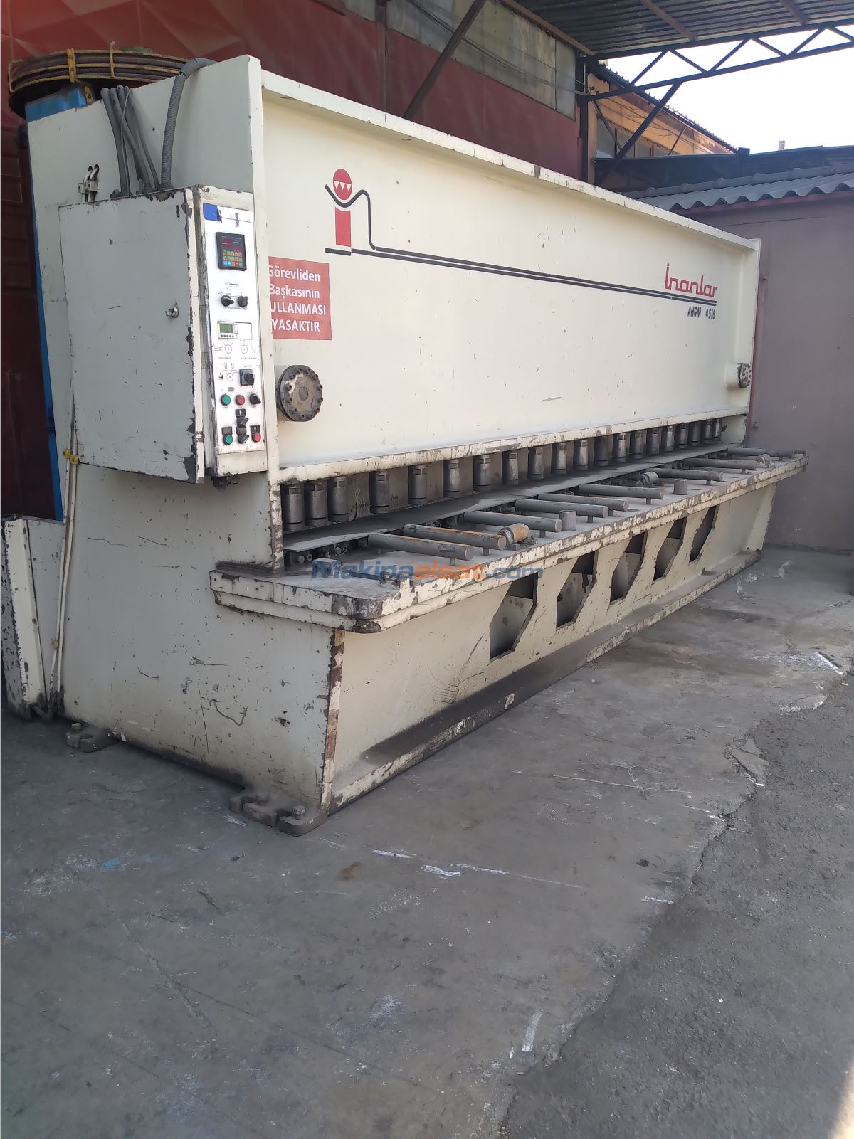 4,5 Metre 16 milim Hidrolik Giyotin Makas