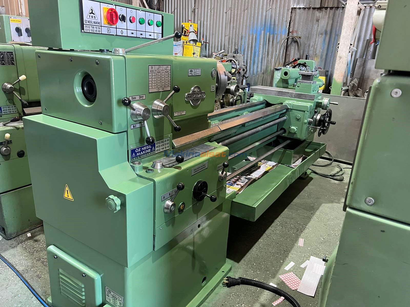 Satılık ikinci el 1/5 Metre Tezsan Torna Universal Torna makinesi