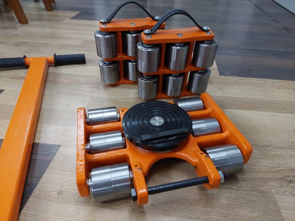 18 TON METAL TEKER MAKİNA TAŞIMA ARABASI