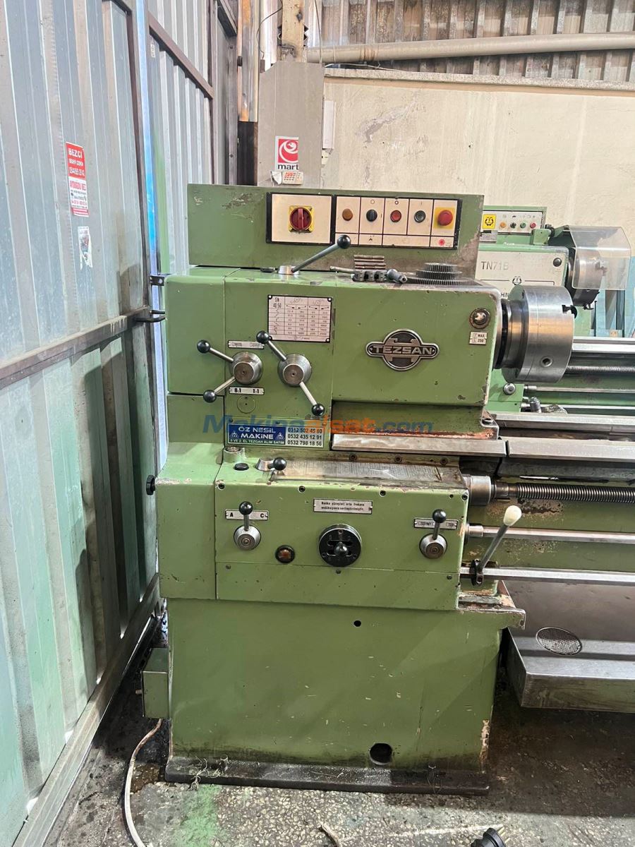 Satılık ikinci el SN 50 Tezsan 2 Metre 1990 Model Torna Universal Torna ...