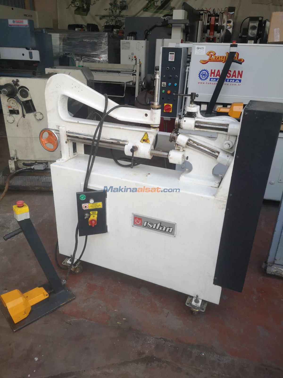 ISITAN IDK 1,8 PNOMATİK ÜST BASKILI DAİRE MAKASI