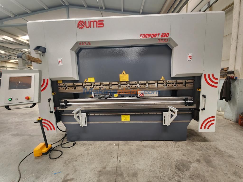 COMFORT 3100X220 TON 4 EKSEN SERVO DAYAMALAR Abkant Pres