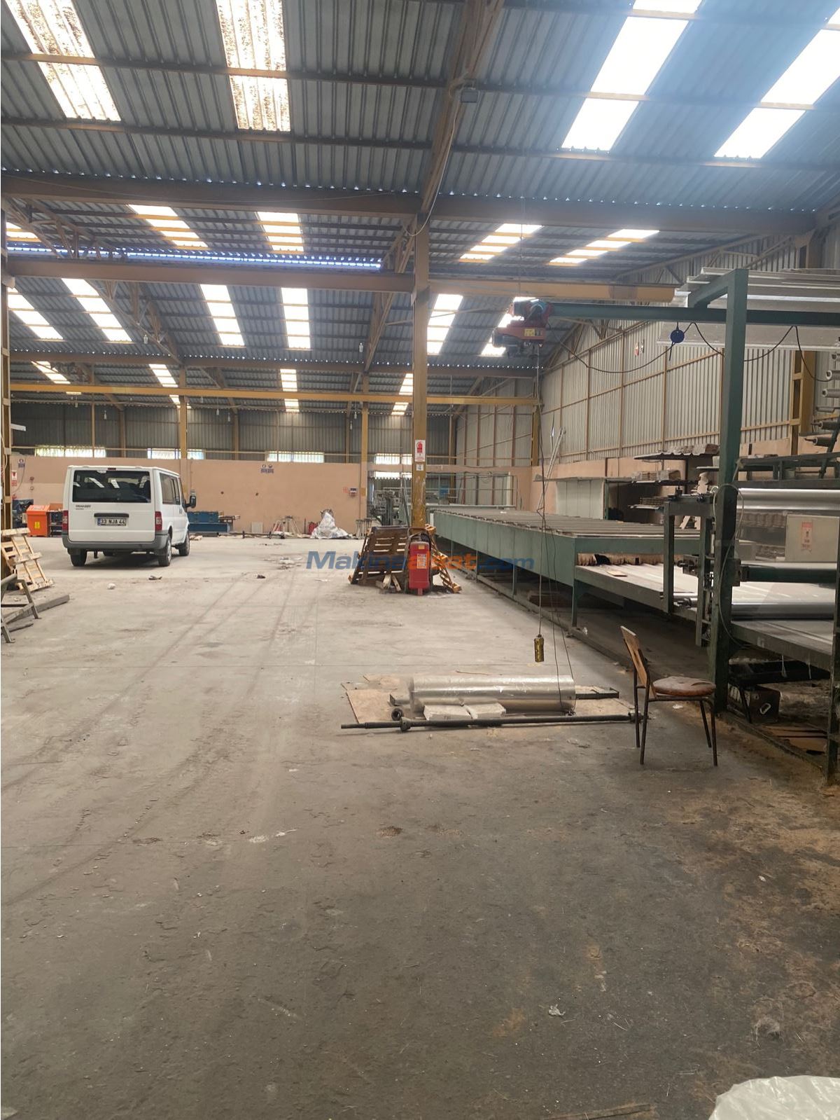 ÇTP ŞEFFAF TRAPEZ ÜRETİM HATTI