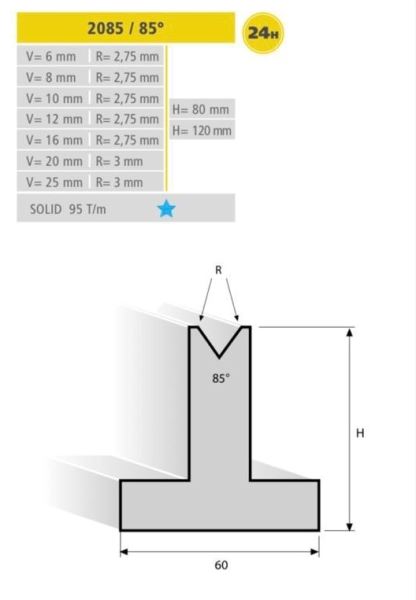 EURAM MARKA V6 V8 V10 V12 V16 V20 V25 ABKANT T ALT KALIPLARI