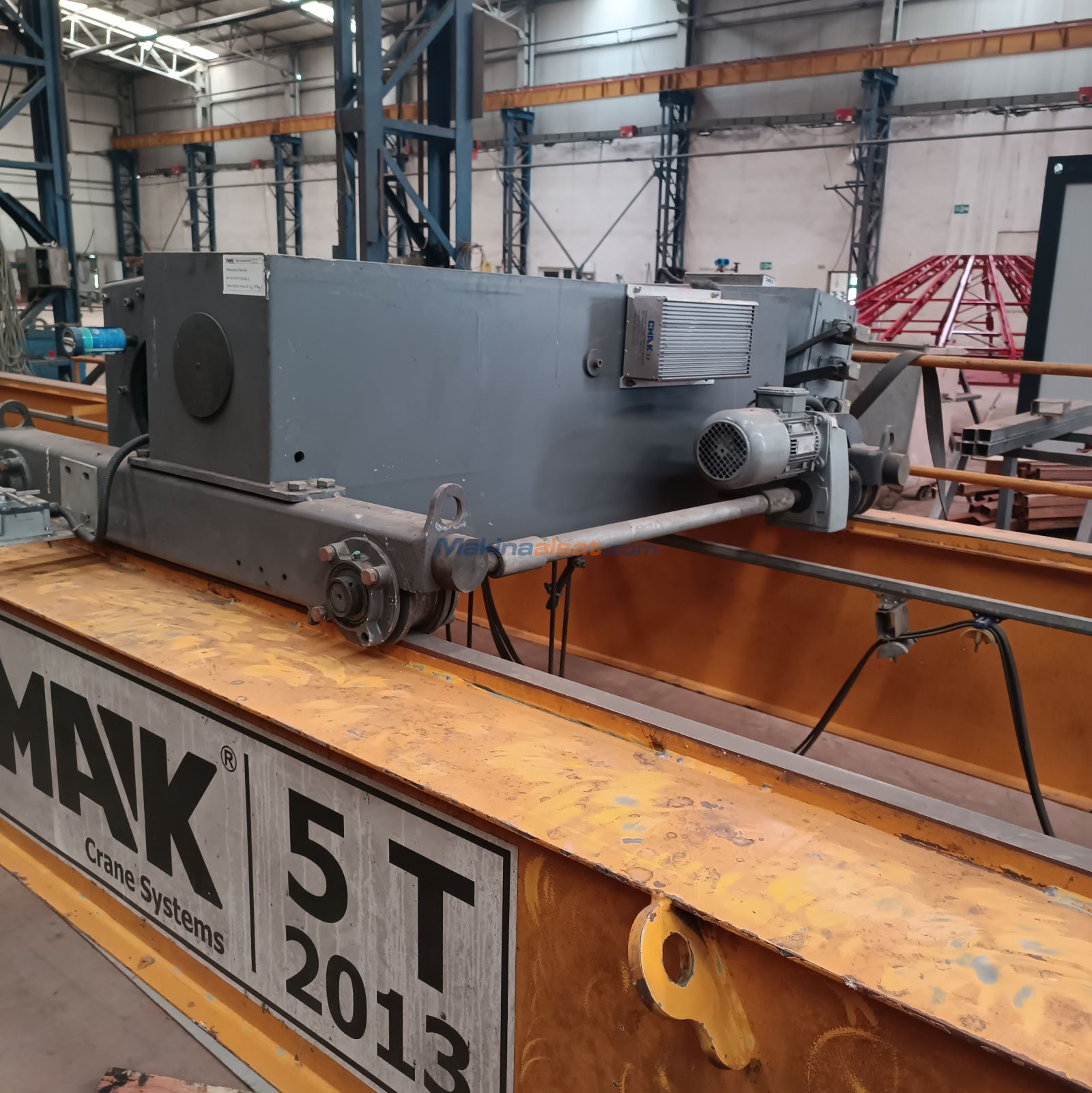 12 METRE 2013 Model KÖPRÜLÜ 5 TON TAVAN  VİNÇ