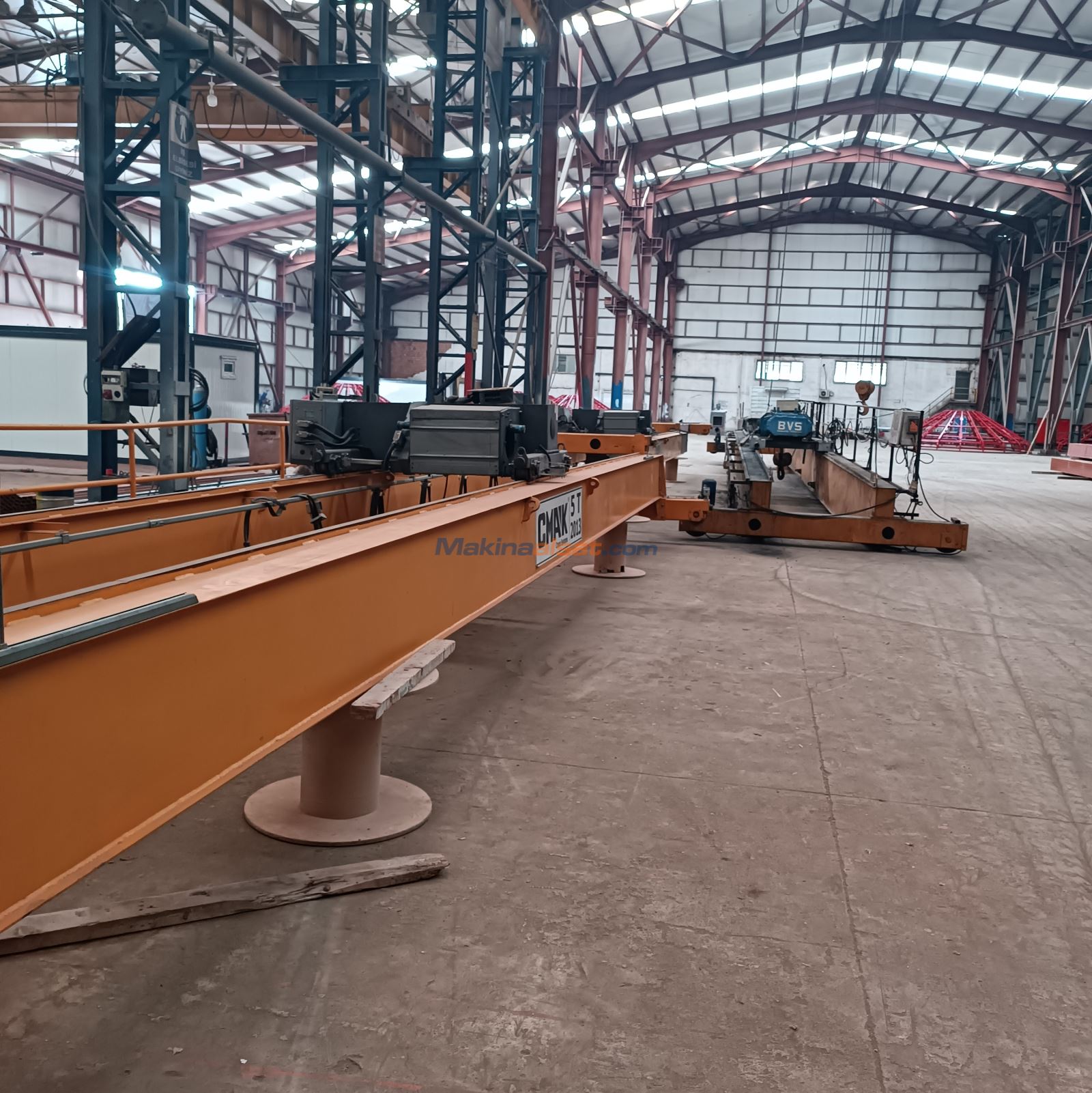 12 METRE 2013 Model KÖPRÜLÜ 5 TON TAVAN  VİNÇ