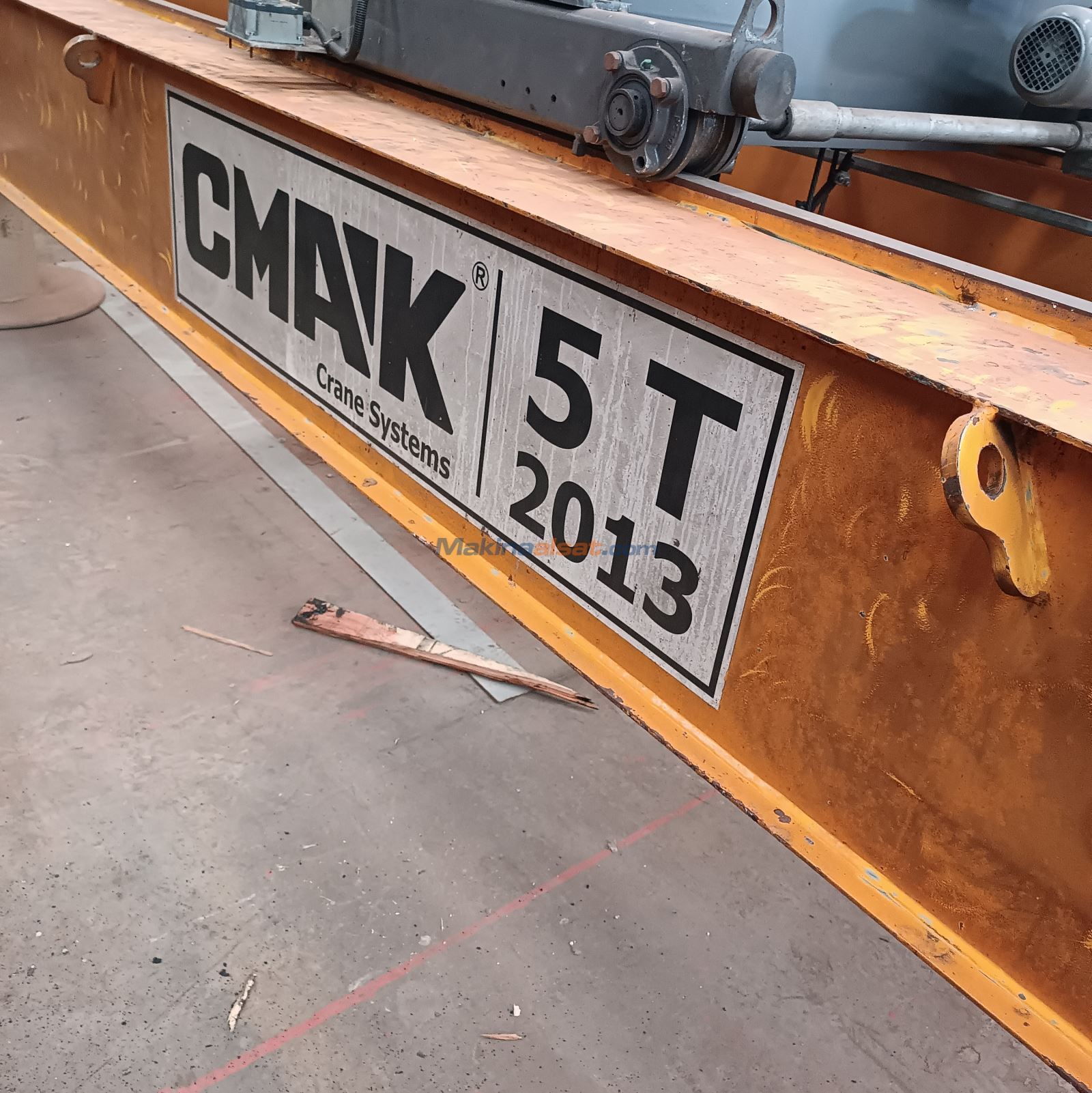 12 METRE 2013 Model KÖPRÜLÜ 5 TON TAVAN  VİNÇ