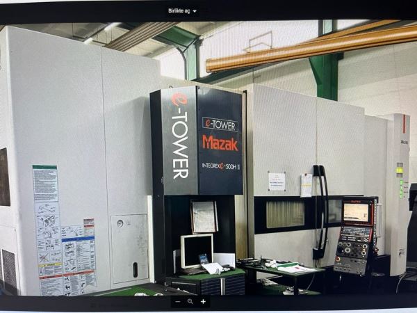 MAZAK INTEGREX E-500H  II  2008 MODEL CNC TORNA /FREZE MERKEZİ
