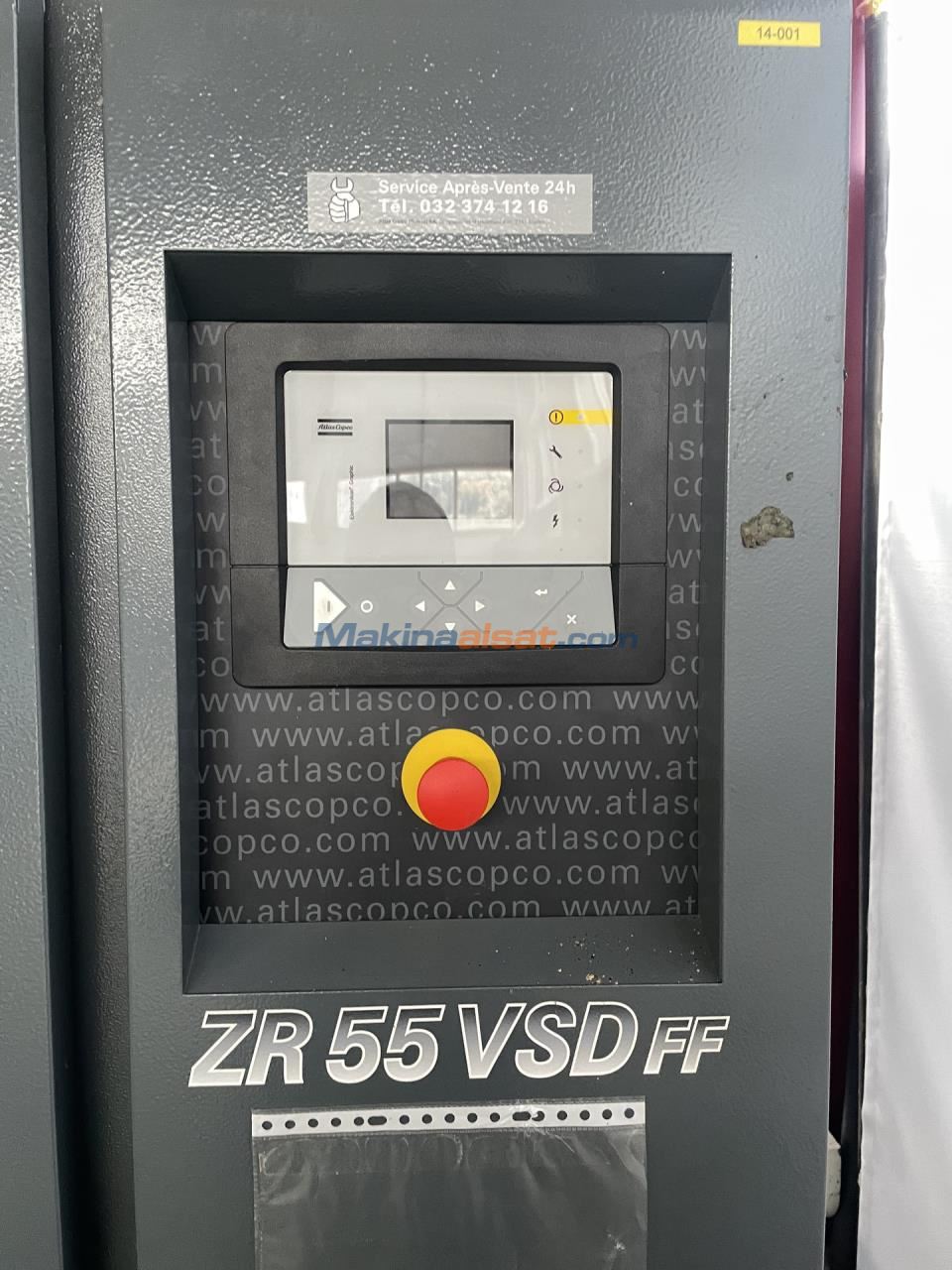 ATLAS COPCO ZR 55 VSD Vidalı Kompresör