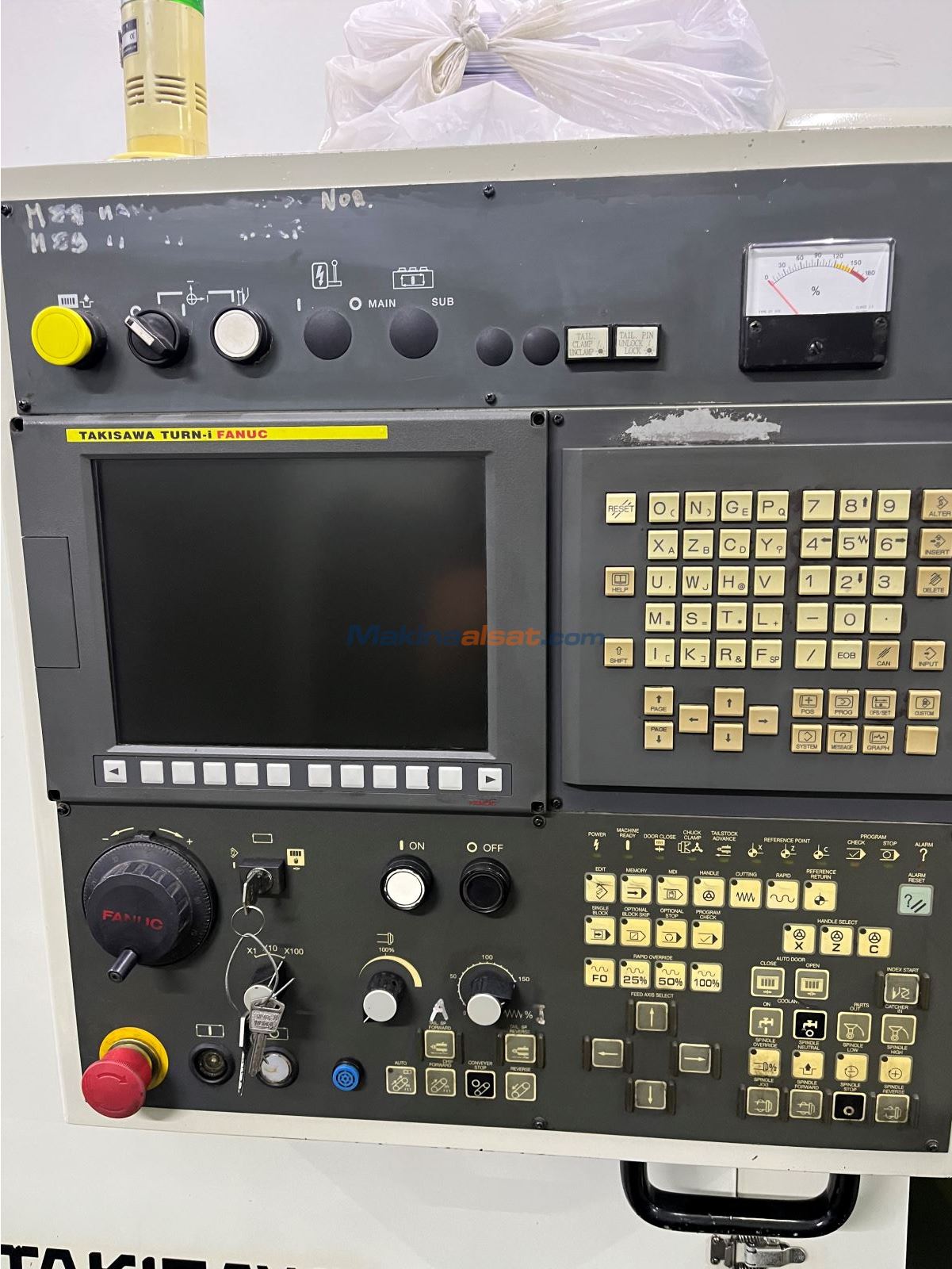 TAKISAWA NEX110 10 İNÇ 2010 MODEL CNC TORNA