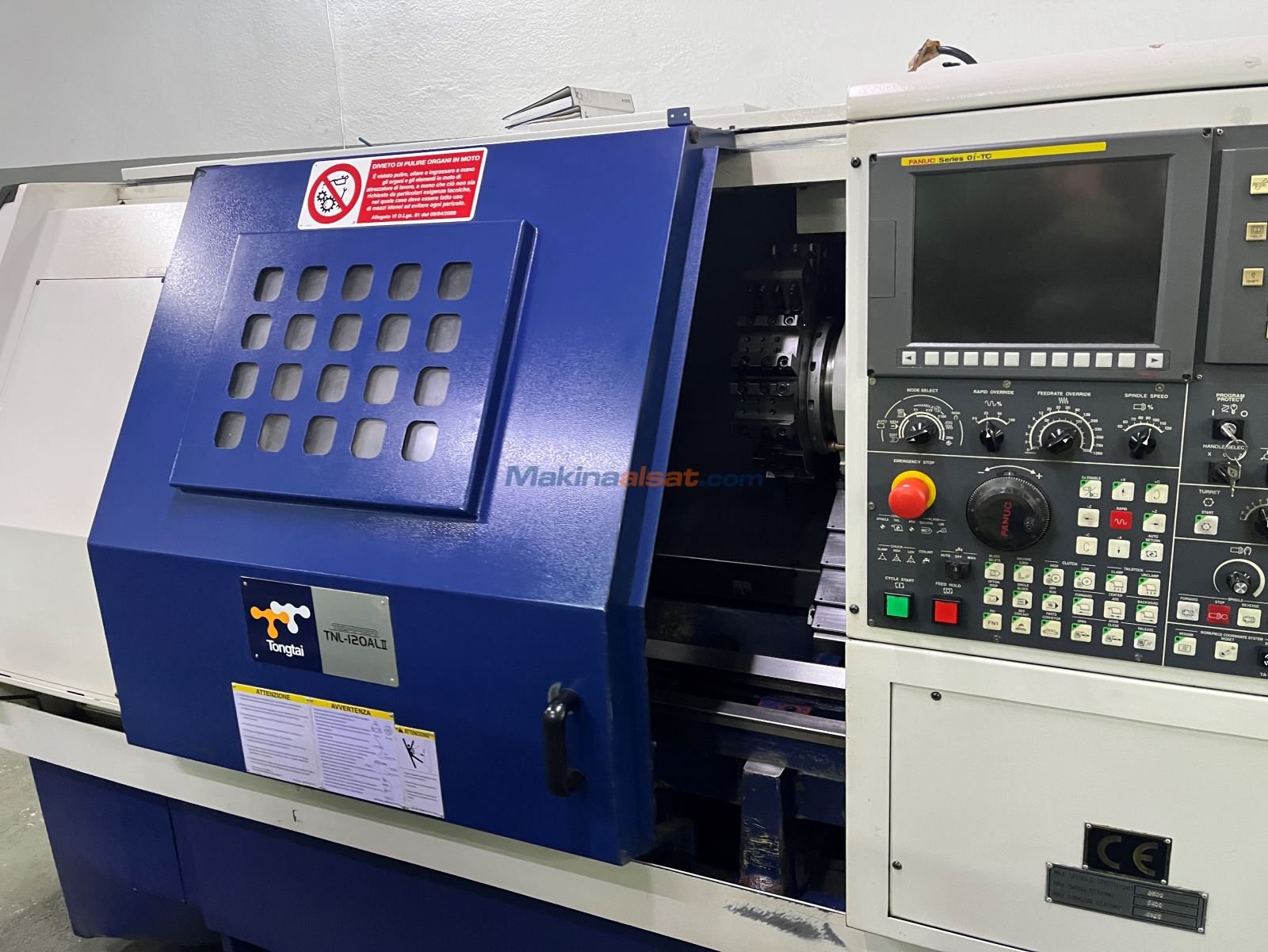 TOPPER 10İNÇ 2008 MODEL FANUC CNC TORNA