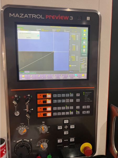 3000 x 1500 MAZAK 6 KW FİBER LAZER