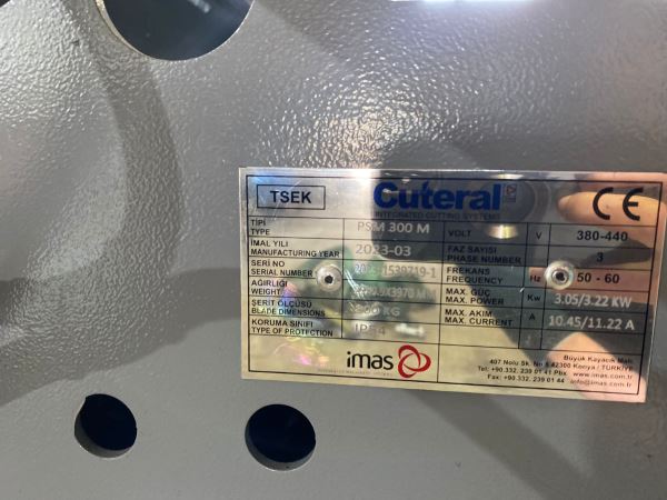 CUTERAL PSM 300 M YARI OTOMATİK ŞERİT TESTERE
